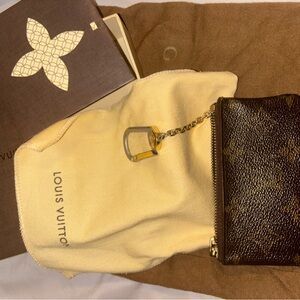 Louis Vuitton Brown Monogram coin pouch